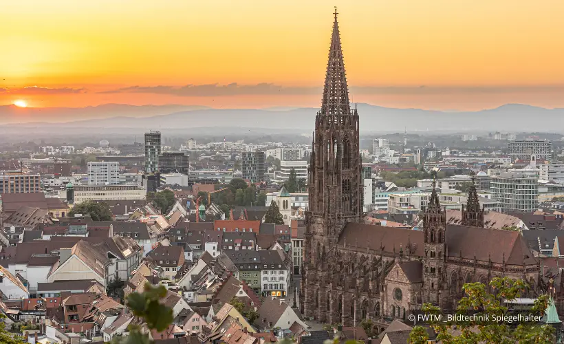Catedral de Friburgo en la selva Negra Alemania