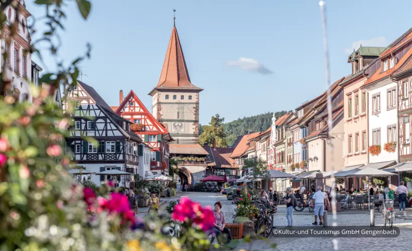 Pueblo de Gengenbach en la selva negra Alemania